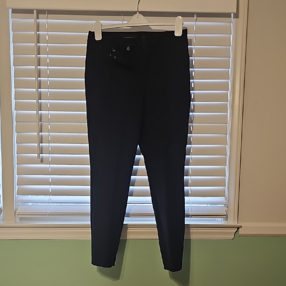 SOLD - White House Black Market Elle Slim - Elegant Black Trousers